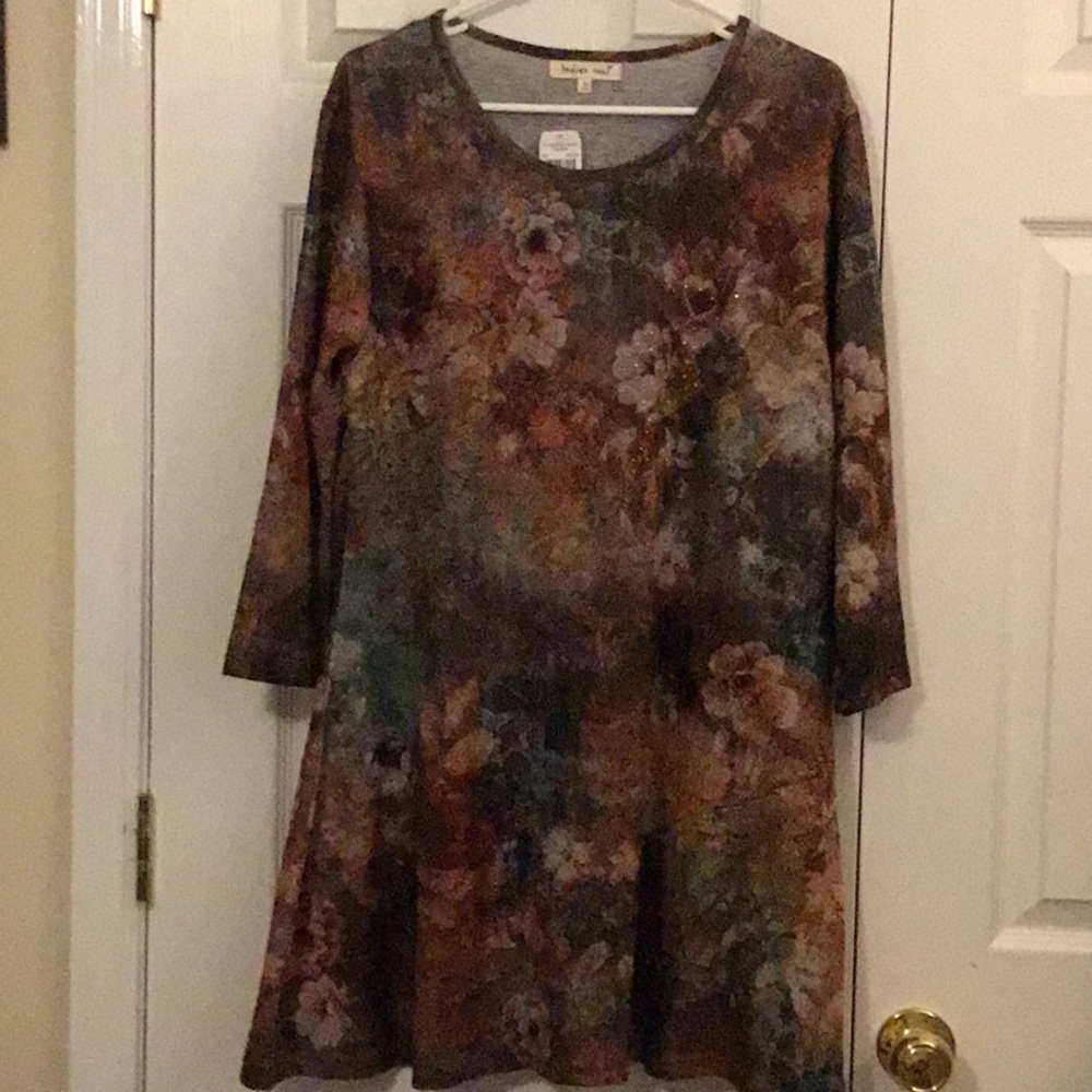 Indigo soul floral size L